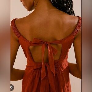 NWOT Free People, Close To Heart Mini, XS in Brown